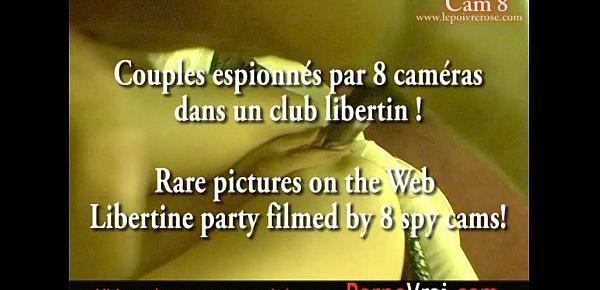  Spy cam at french private party! Camera espion en soiree privee.